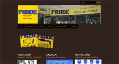 Desktop Screenshot of fradeuniformes.com